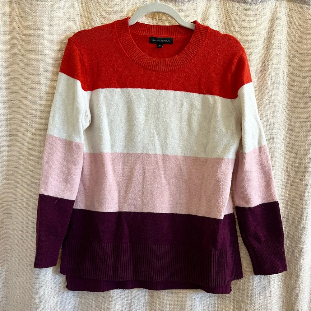 Banana Republic Multicolor Striped Sweater